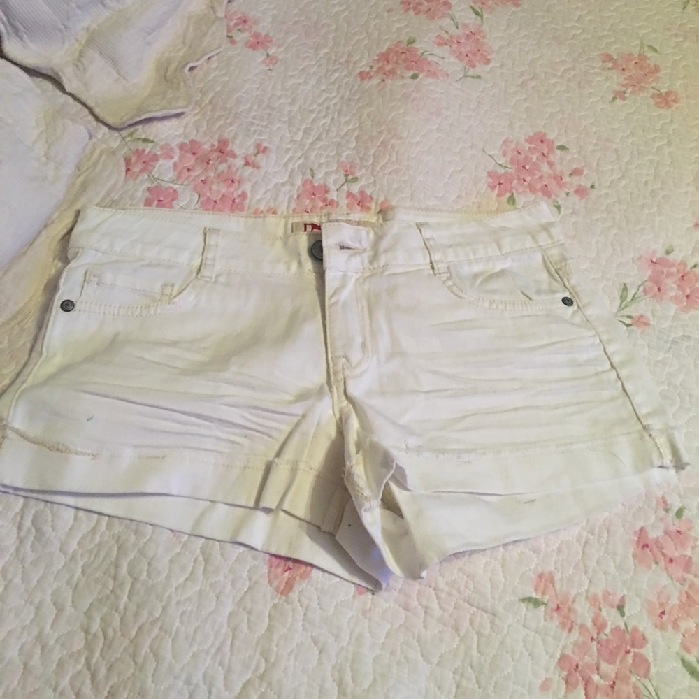 White shorts